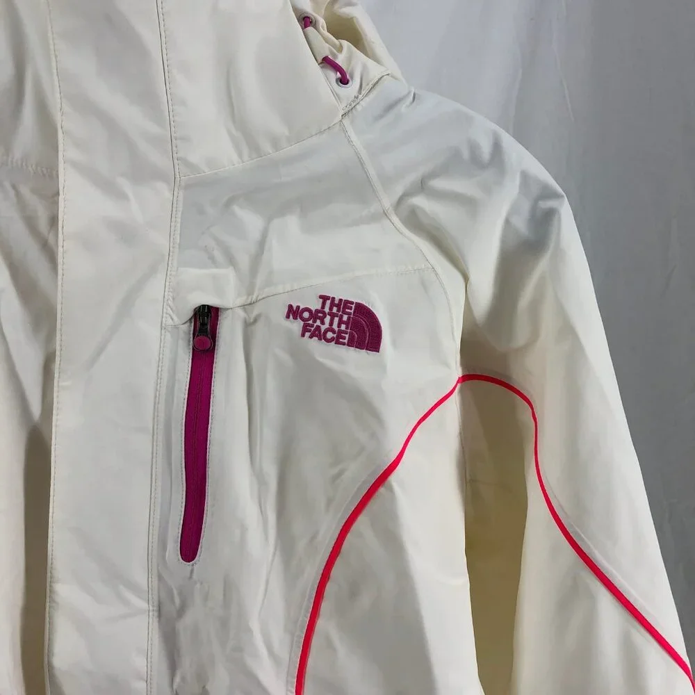 The North Face White & Pink Zip Jacket | Women's L - Picture 4 of 6